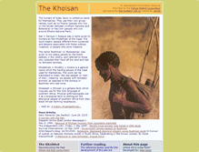 Tablet Screenshot of khoisan.org